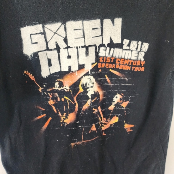 Gildan Green Day 2010 Summer 21st Century Breakdown Tour TShirt - Picture 5 of 7